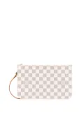Louis Vuitton Pre-Owned 2014 Damier Azur Neverfull MM pouch - White