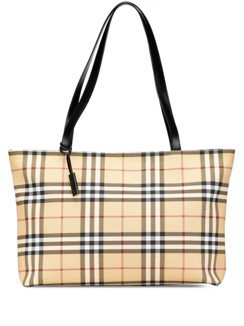 Burberry Pre-Owned 2000-2017 House Check Coated Canvas tote bag