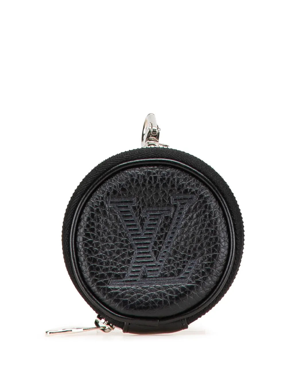 Louis Vuitton Pre-Owned 2020 Taurillon Shadow Keychain Pouch coin pouch | Black | Image 1