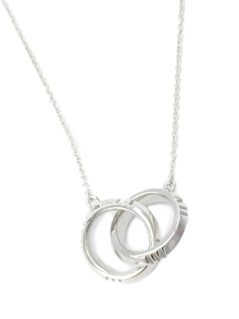 Tiffany & Co. Pre-Owned 10's 18kt white gold Double Circle necklace | Image 2