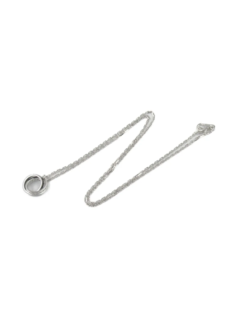 Cartier 2010s 18K white gold Baby Love diamonds necklace | Image 2
