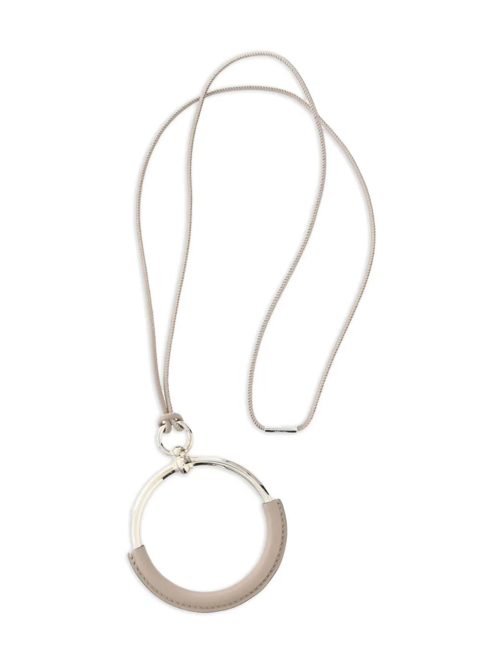 Hermès Pre-Owned 2010s Loop Gran necklace | Silver | Image 1