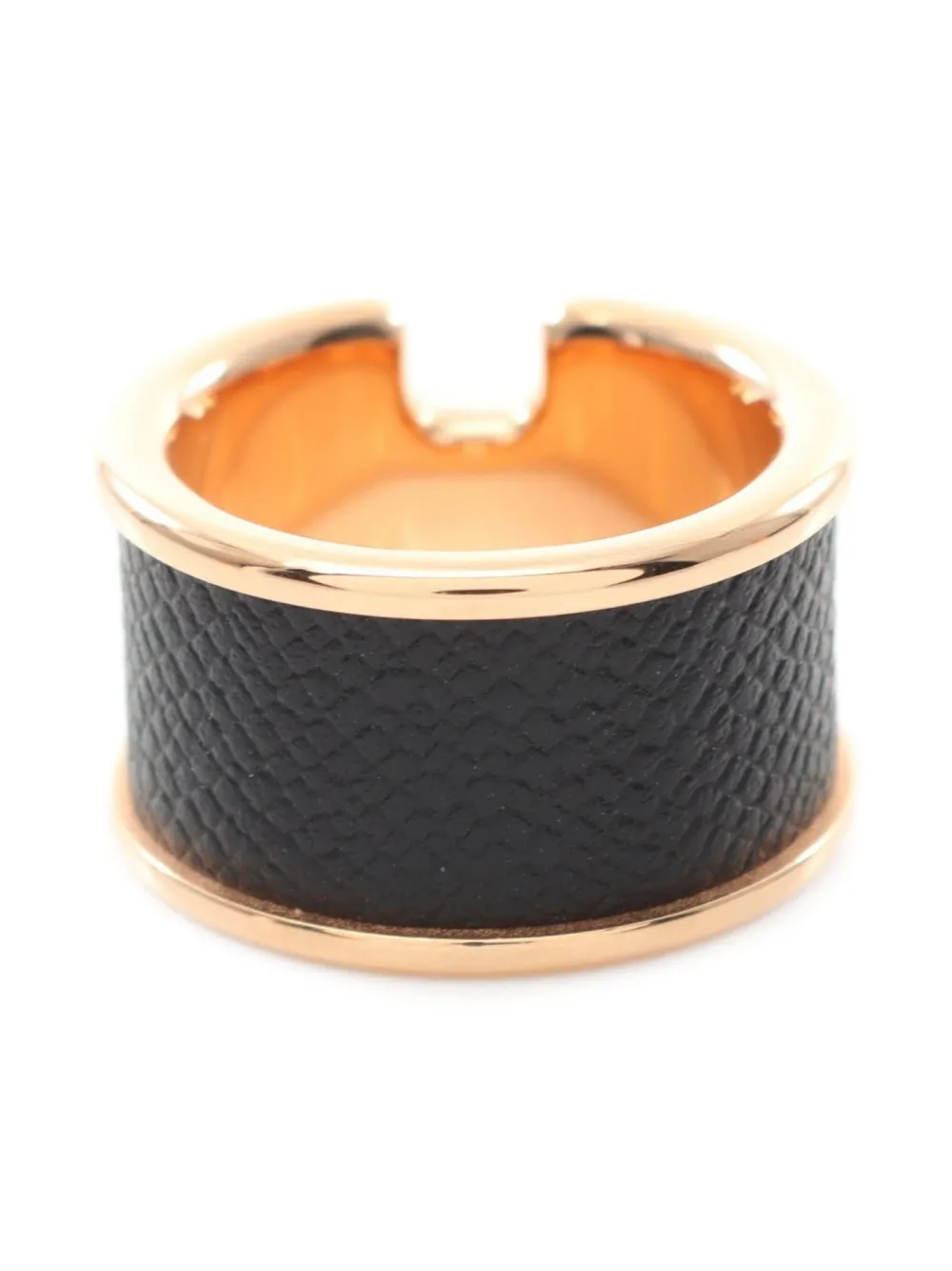 Hermès Pre-Owned 2010s Olymp GM leather enamelled ring | Image 2