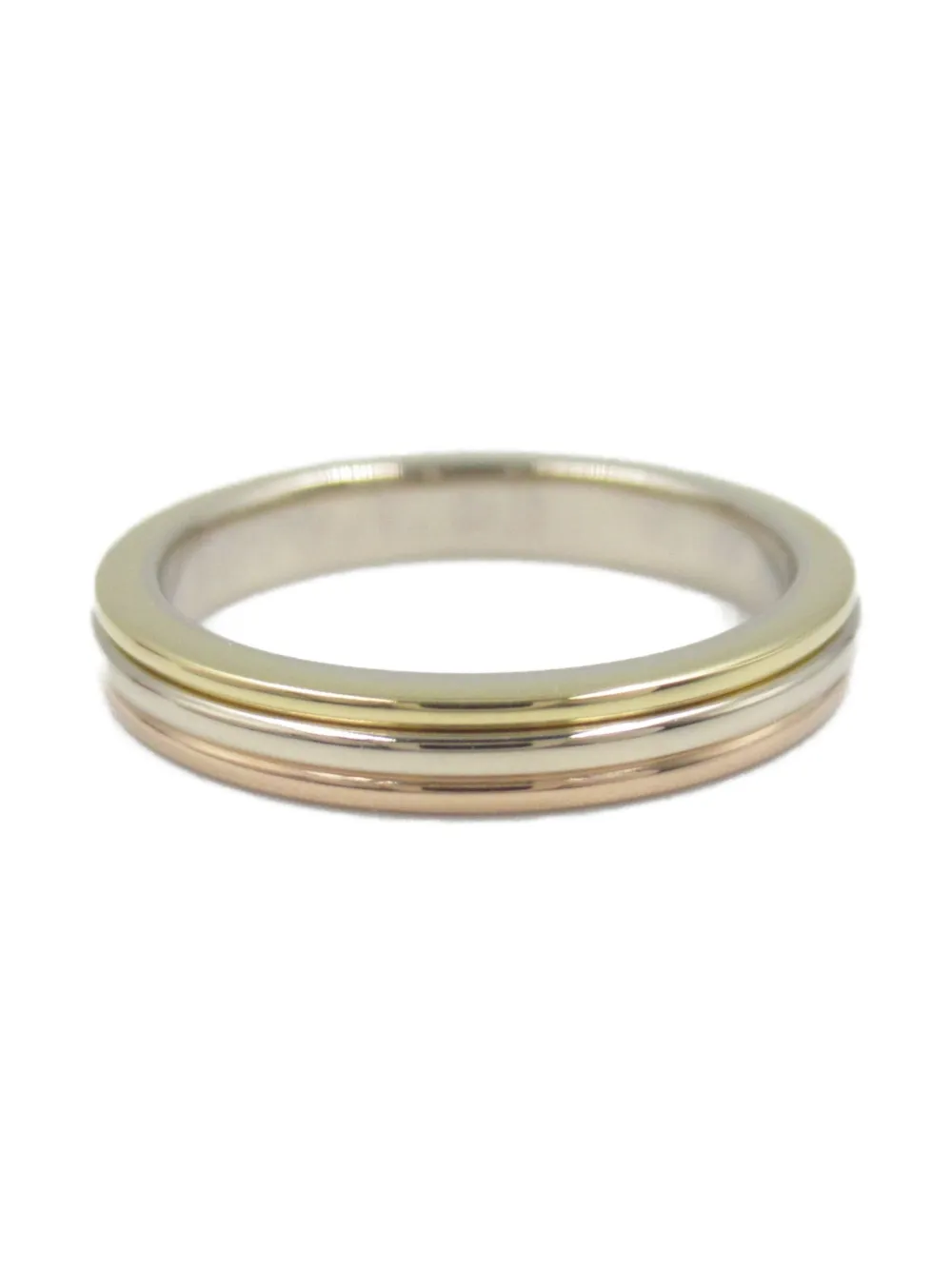 Cartier 2010s 18K gold Vendome ring - ゴールドトーン Cartier 2010s 18K gold Vendome ring - ゴールドトーン
