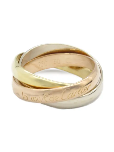 Cartier 2010s 18K gold Trinity ring