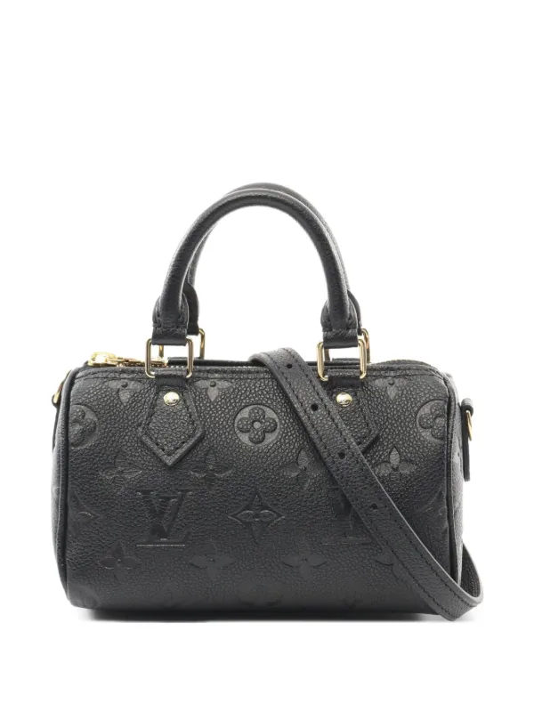 Louis Vuitton Pre-Owned 2021 Mini Speedy Handbag Black