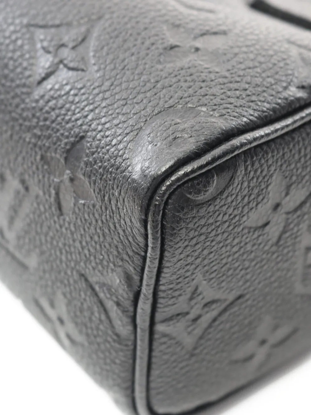 Pre-owned Louis Vuitton 2021 Mini Speedy Handbag In Black