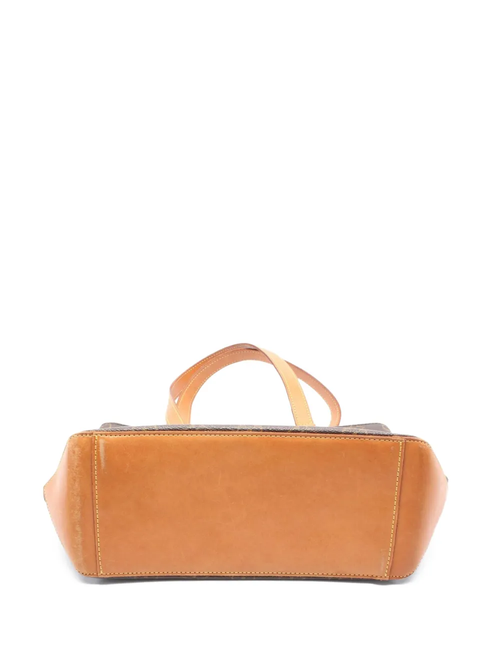 Pre-owned Louis Vuitton 2002 Cabas Piano Shoulder Bag In Brown
