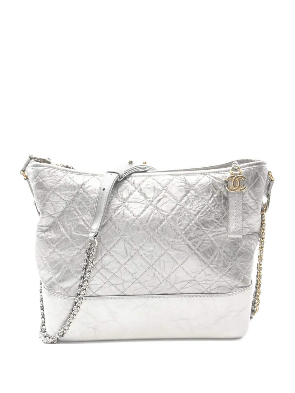 CHANEL Pre-Owned 2017-2018 ガブリエル ショルダーバッグ - シルバートーン CHANEL Pre-Owned 2017-2018 ガブリエル ショルダーバッグ - シルバートーン