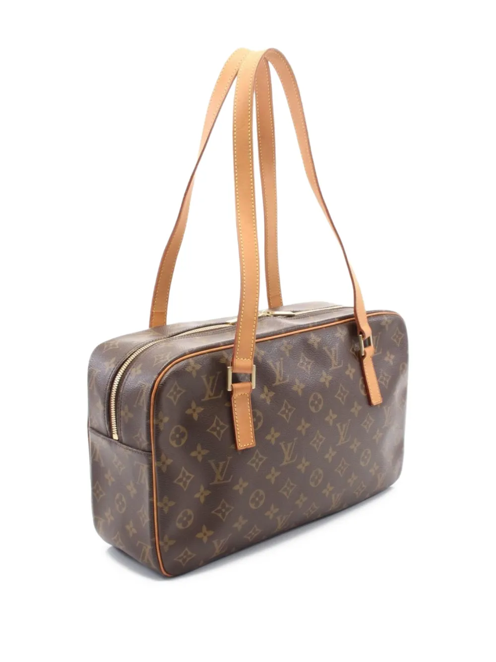 Pre-owned Louis Vuitton 2003 Cite Gm Tote Bag In Brown