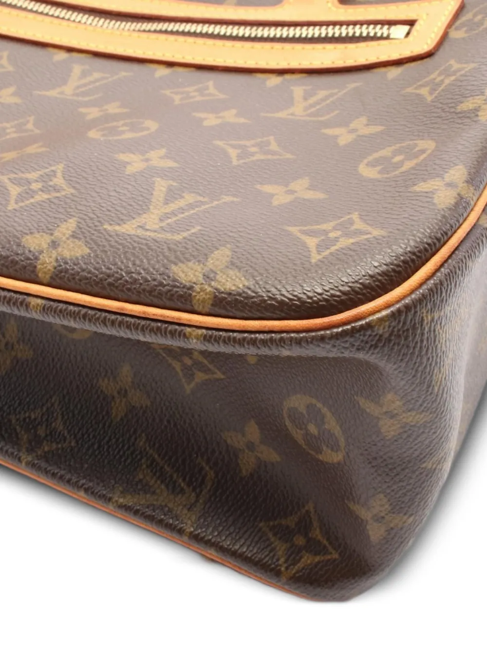 Pre-owned Louis Vuitton 2003 Cite Gm Tote Bag In Brown