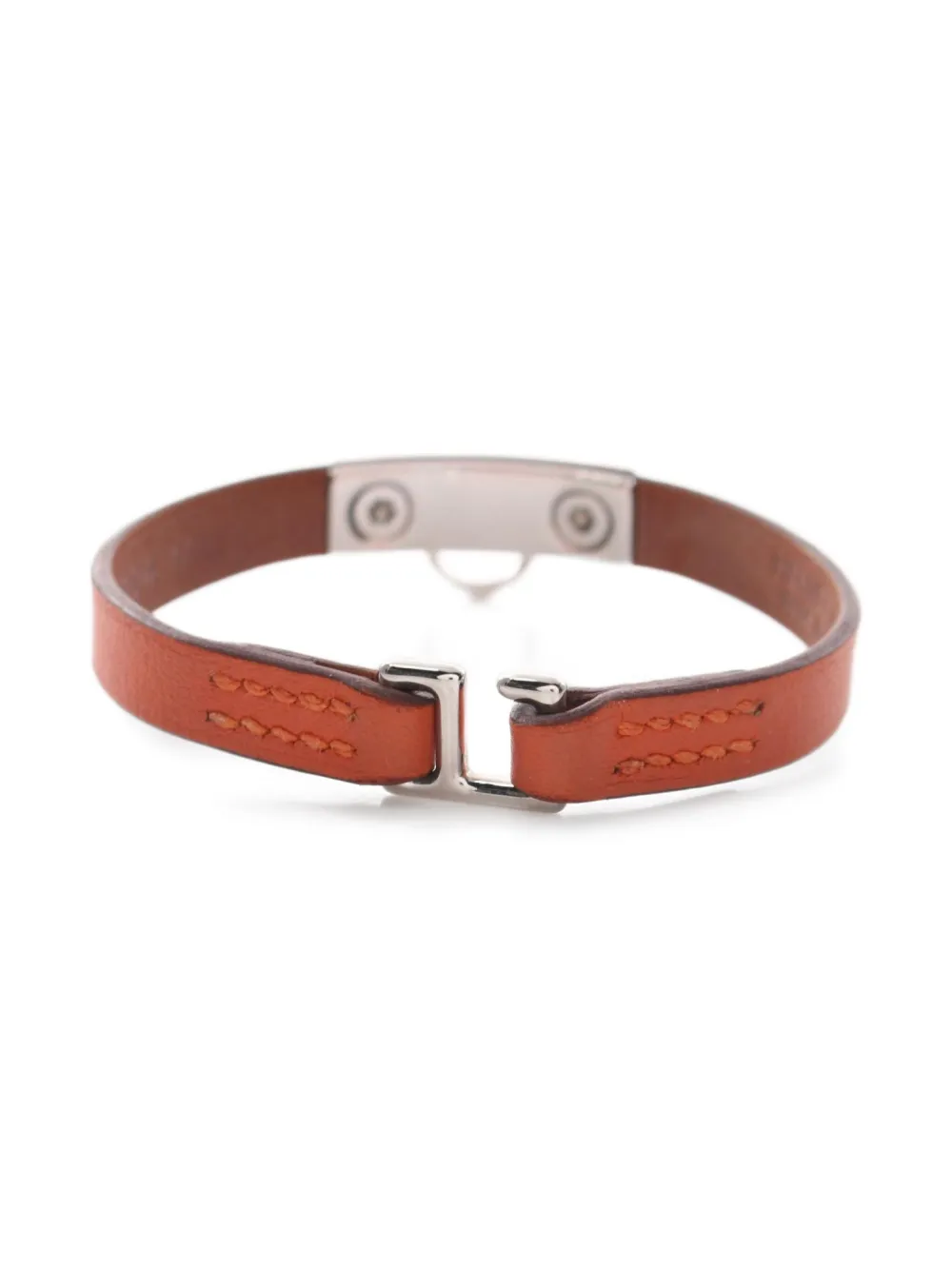 Pre-owned Hermes 2022 Studded Leather Bracelet