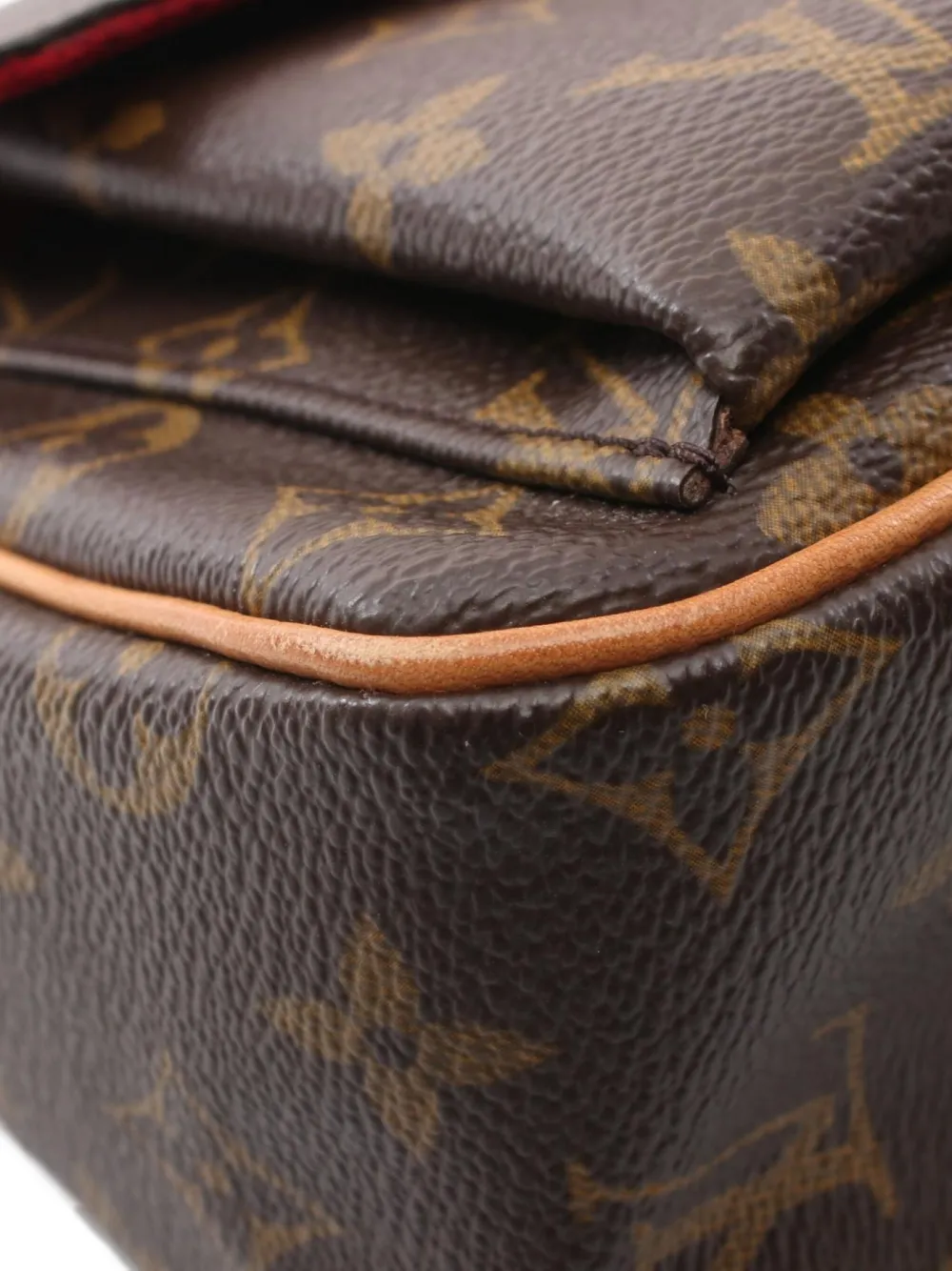 Pre-owned Louis Vuitton 2000s Viva Cite Crossbody Bag In Brown