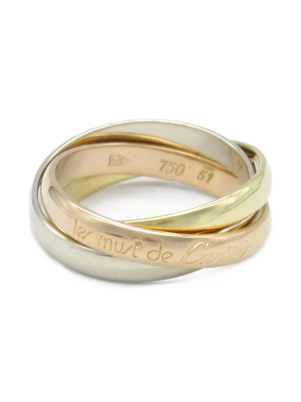 Cartier 2010s 18K gold Trinity ring | Image 2