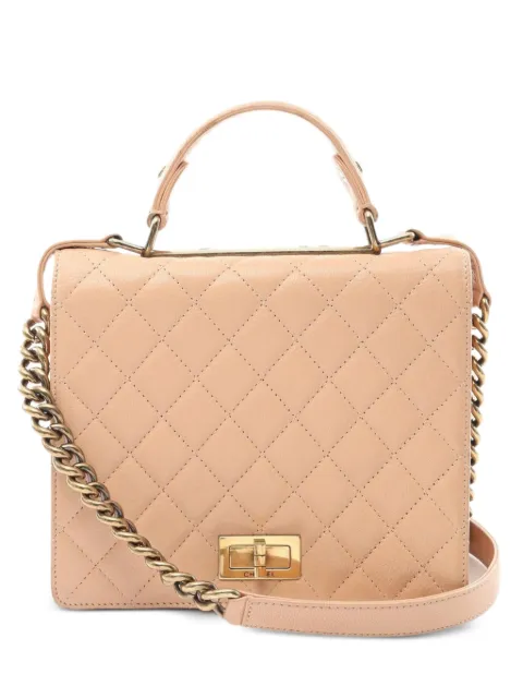 CHANEL Pre-Owned 2.55 quilted leather two-way tote bag