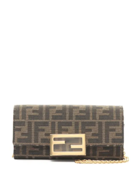 Fendi Pre-Owned 2020s Zucca clutch bag 