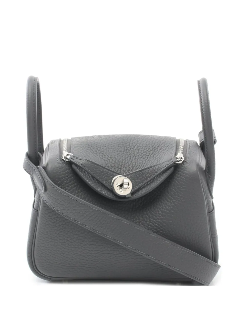 Hermès Pre-Owned 2024 mini Lindy handbag | Grey | Image 1
