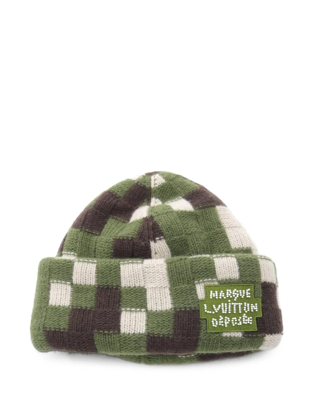 Louis Vuitton Pre-Owned 2023 Damouflage beanie | Green | Image 1