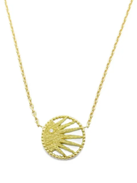 Christian Dior Pre-Owned قلادة 'روز سيليست' ذهب أصفر عيار 18 مرصعة بألماس من عقد 2010