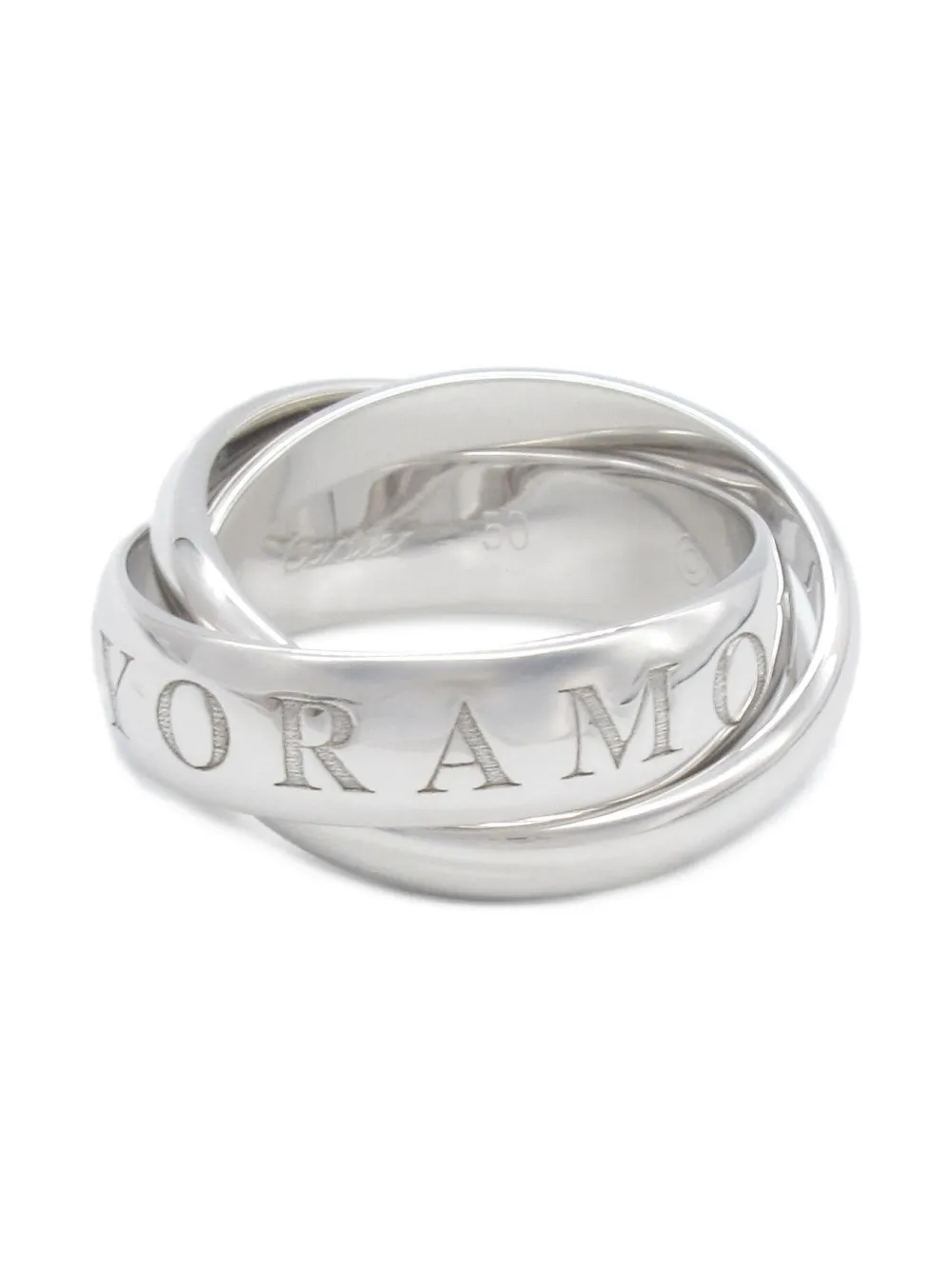 Cartier 2010s 18K white gold Trinity ring | Image 2