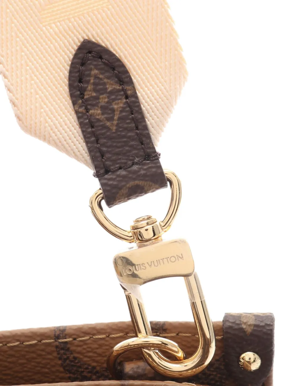 Pre-owned Louis Vuitton 2021 On The Go Two-way Handbag In Brown