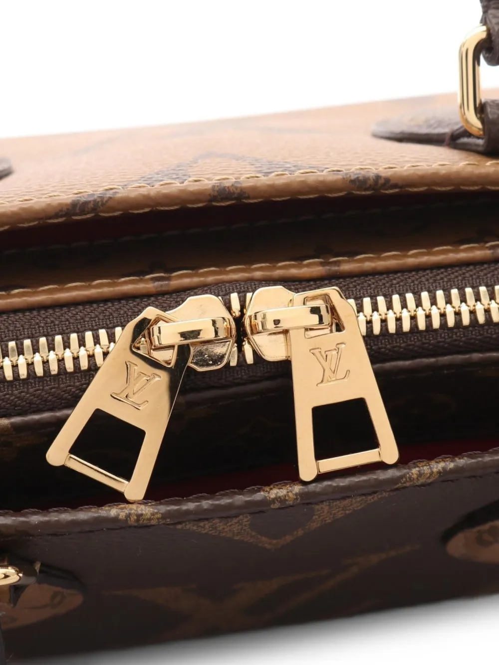 Pre-owned Louis Vuitton 2021 On The Go Two-way Handbag In Brown