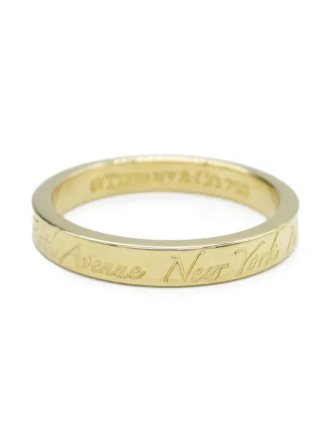 Tiffany & Co. Pre-Owned خاتم 'نوتس نارو' ذهب أصفر عيار 18 من عقد 2010
