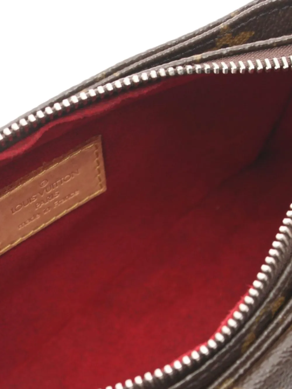 Pre-owned Louis Vuitton 2000s Viva Cite Pm Monogram Canvas Cross Body Bag In Brown