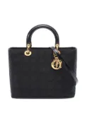 Christian Dior Pre-Owned 2010s large Lady Dior two-way handbag - Black