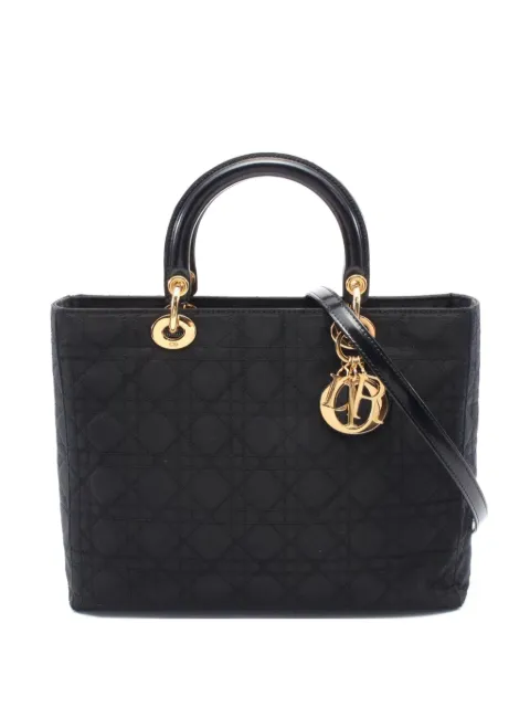 Christian Dior Pre-Owned 2010s large Lady Dior two-way handbag 
