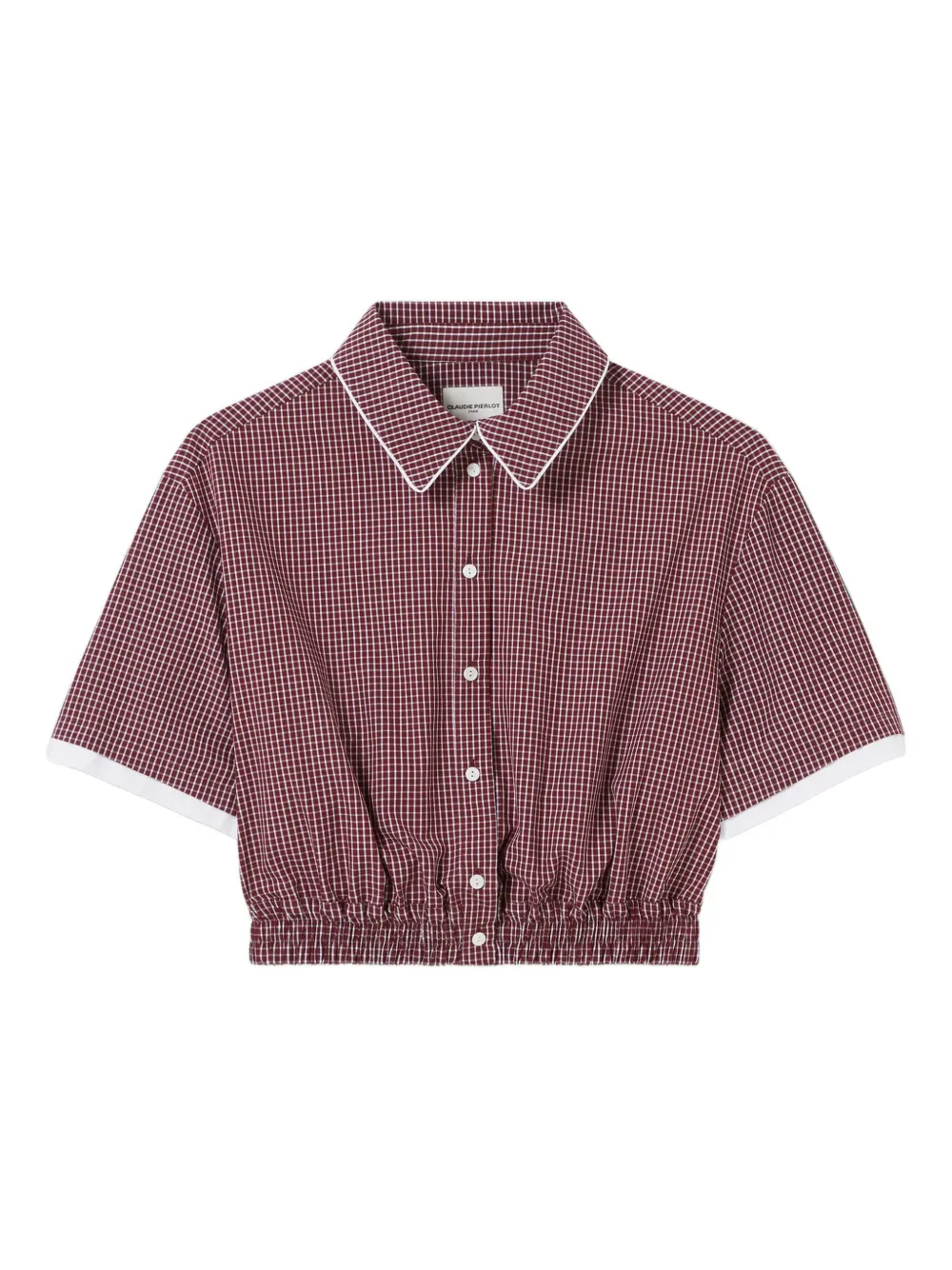 Claudie Pierlot Cropped blouse Rood