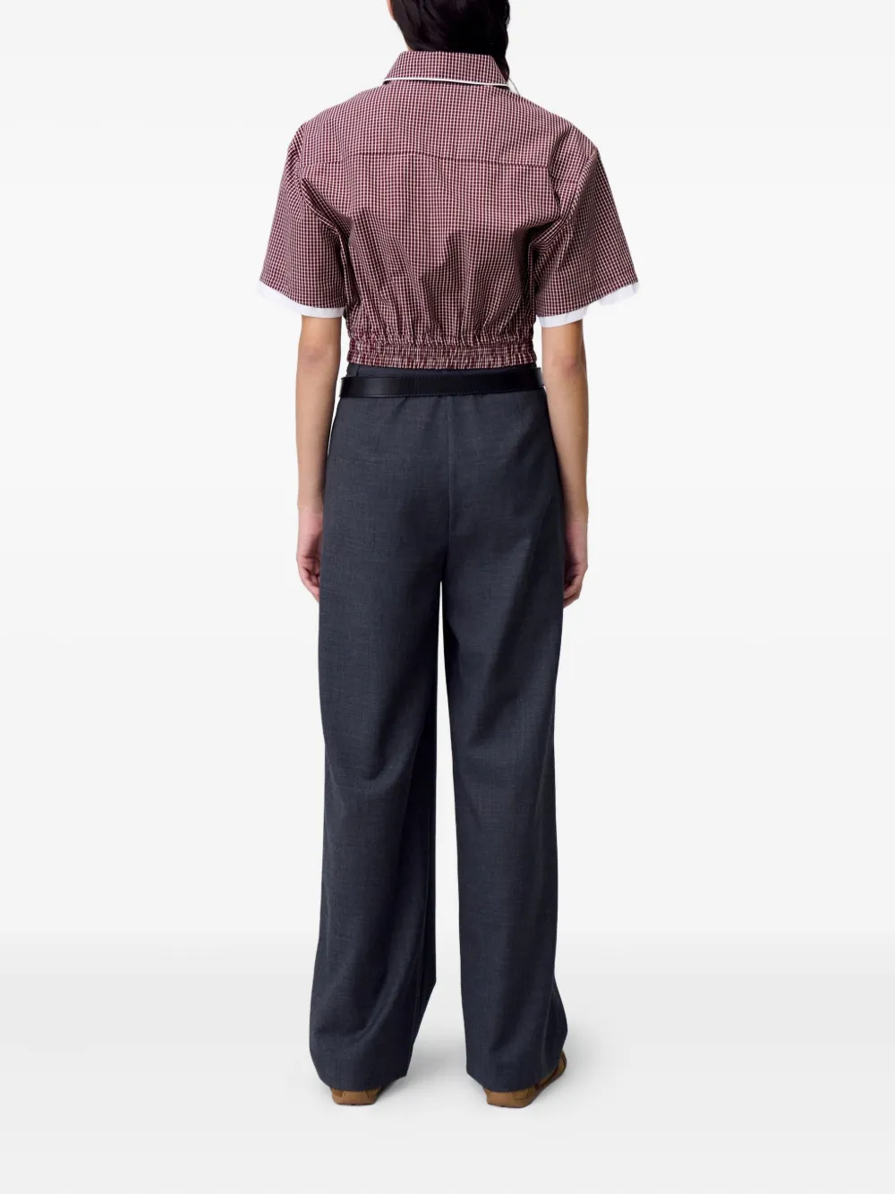 Claudie Pierlot Cropped blouse Rood