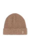 Claudie Pierlot cable-knit beanie hat - Neutrals