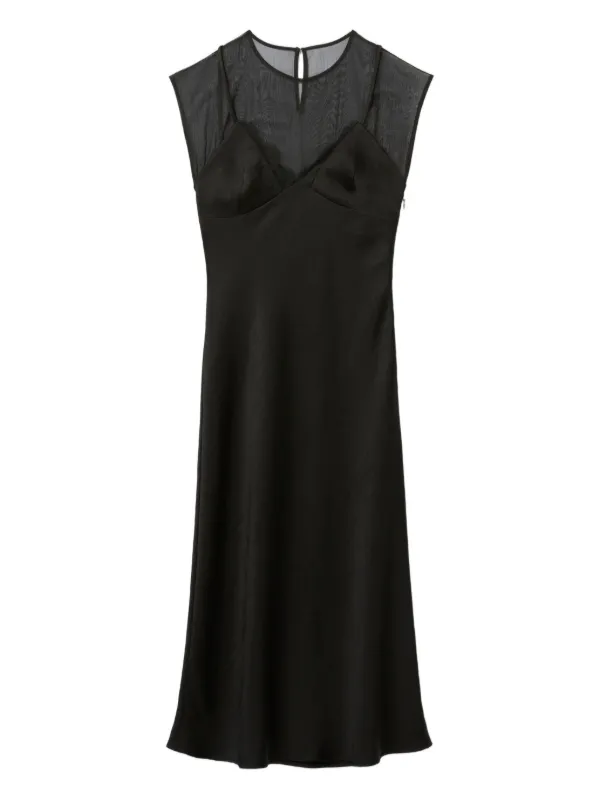knee length dresses for ladies A-Line/Princess Scoop 3/4 Sleeves Tea-Length Mother of the Bride Dress