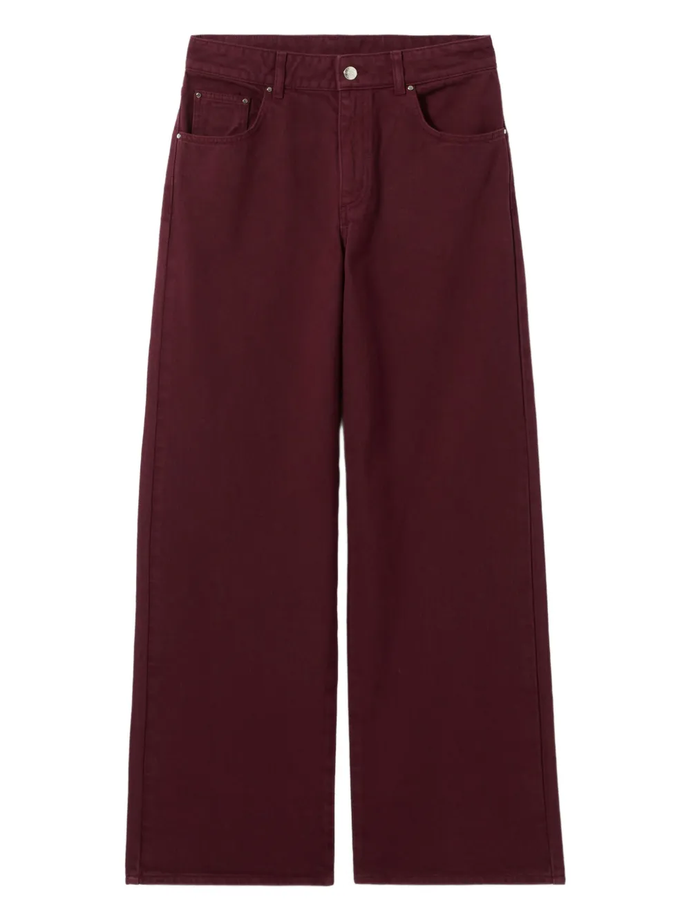 Claudie Pierlot Jeans met rits Rood