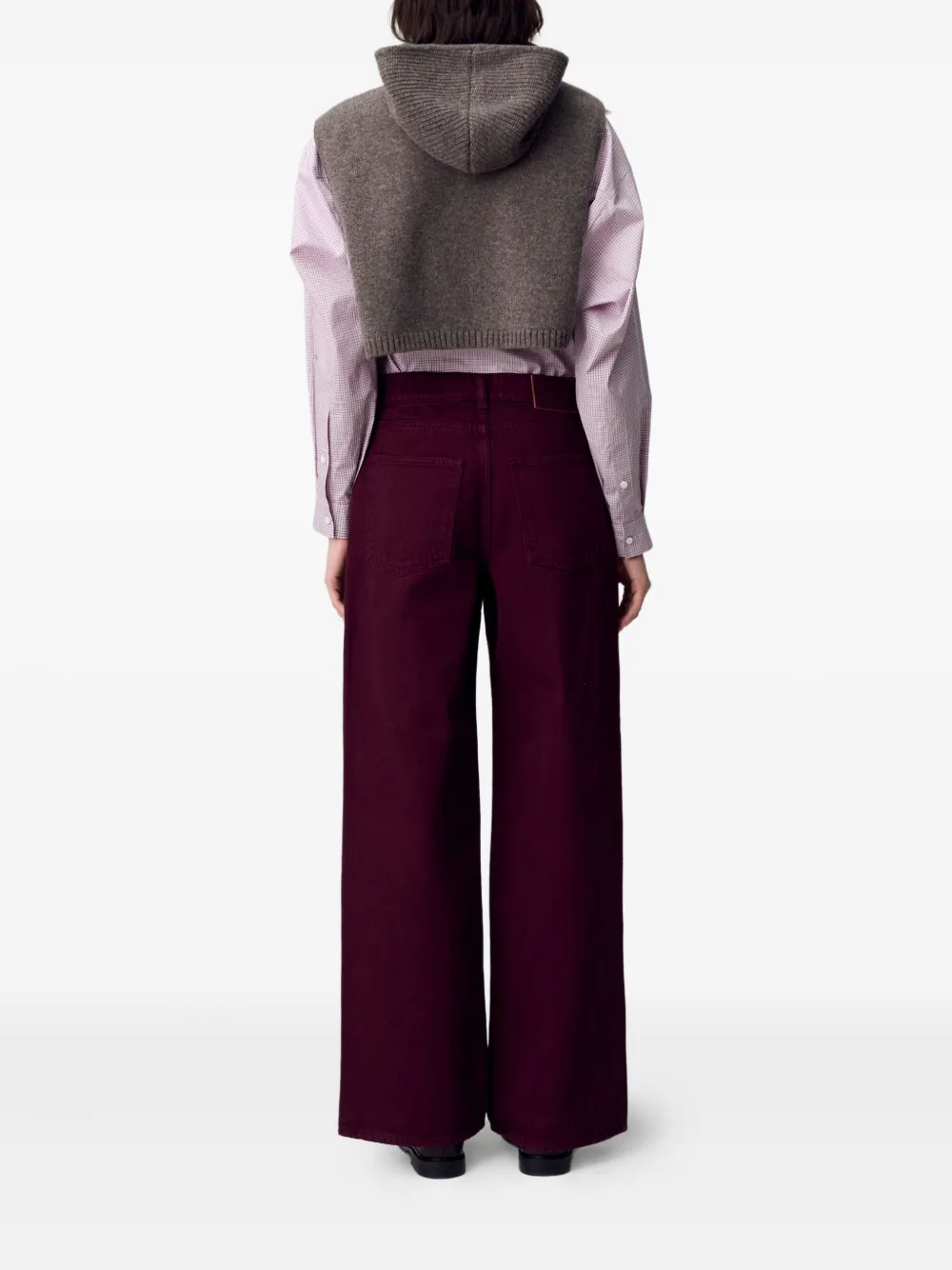Claudie Pierlot Jeans met rits Rood