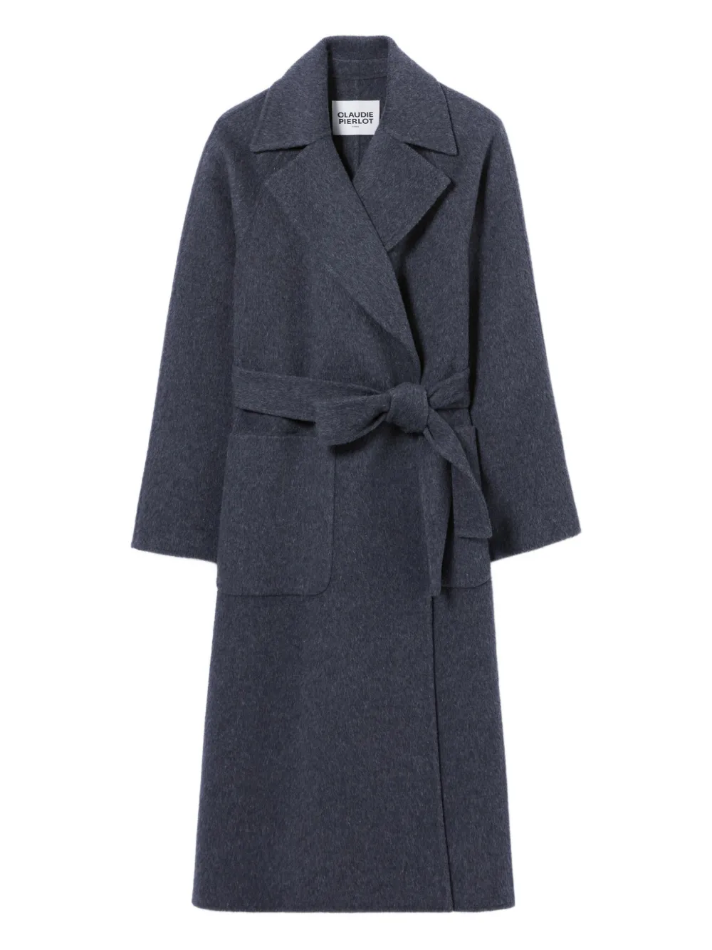 Claudie Pierlot abrigo con cinturón | gris | Image 1