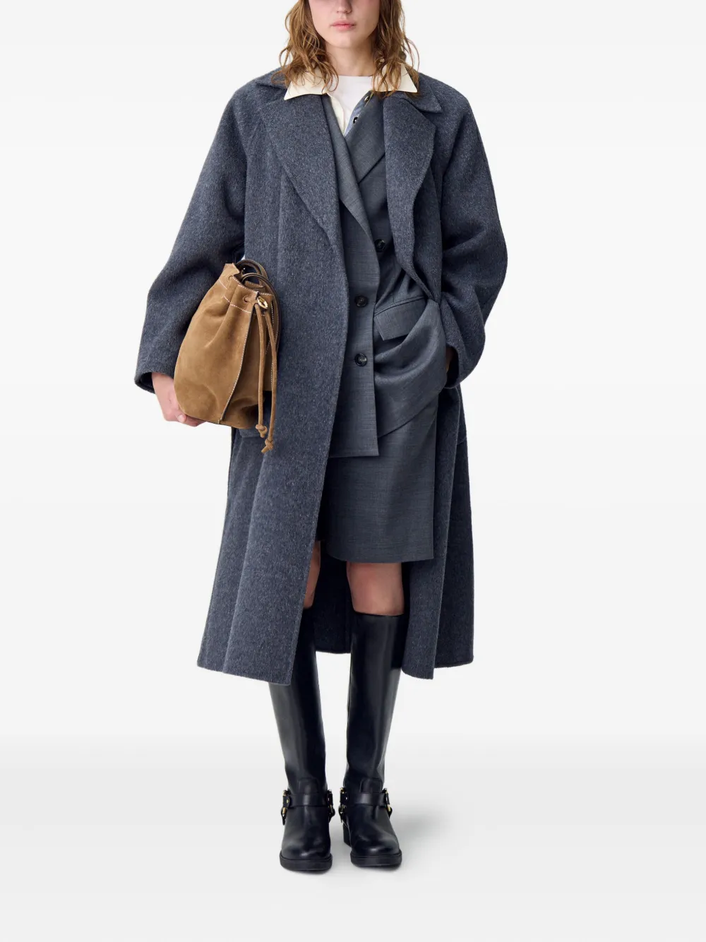 Claudie Pierlot abrigo con cinturón | Abrigos con doble botonadura | Image 2