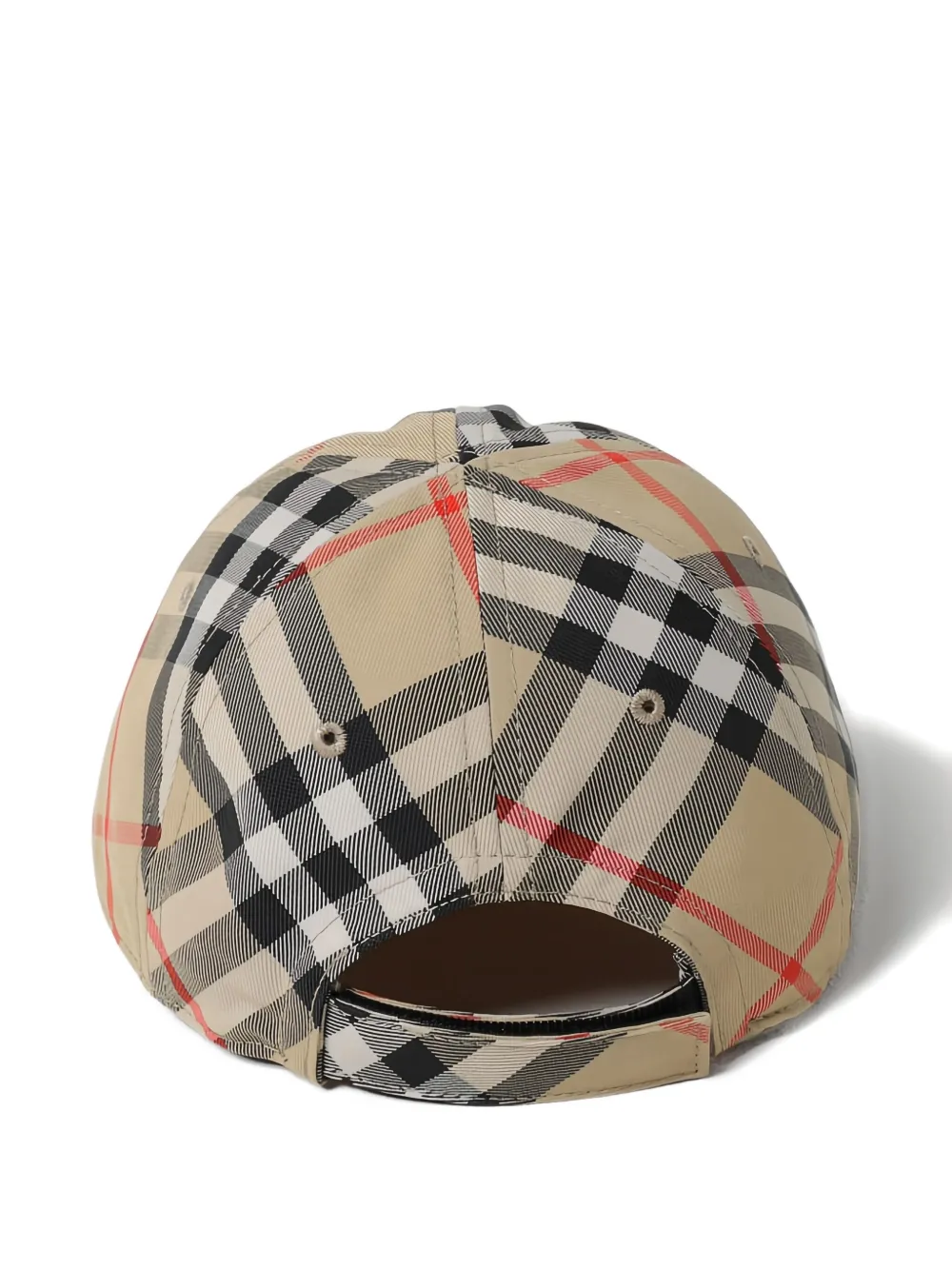 Burberry Kids check-pattern baseball cap Beige