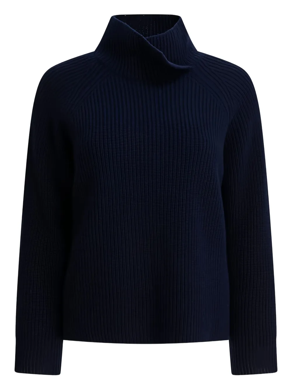 Kangra ribbed high-neck cashmere sweater | Blue | Image 1