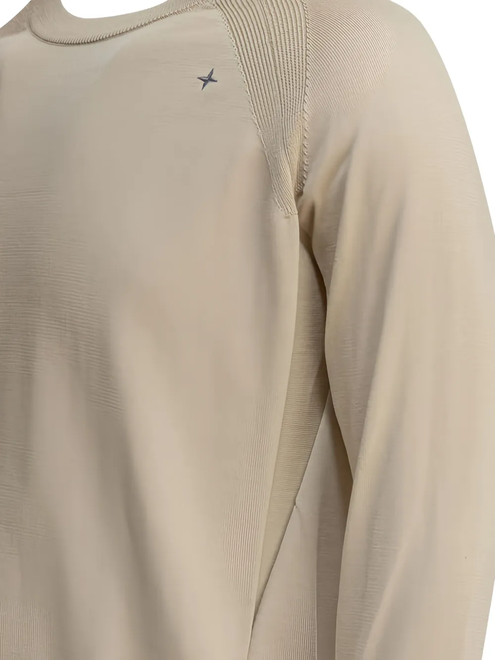 Stone Island Trui met ronde hals en raglan mouwen Beige