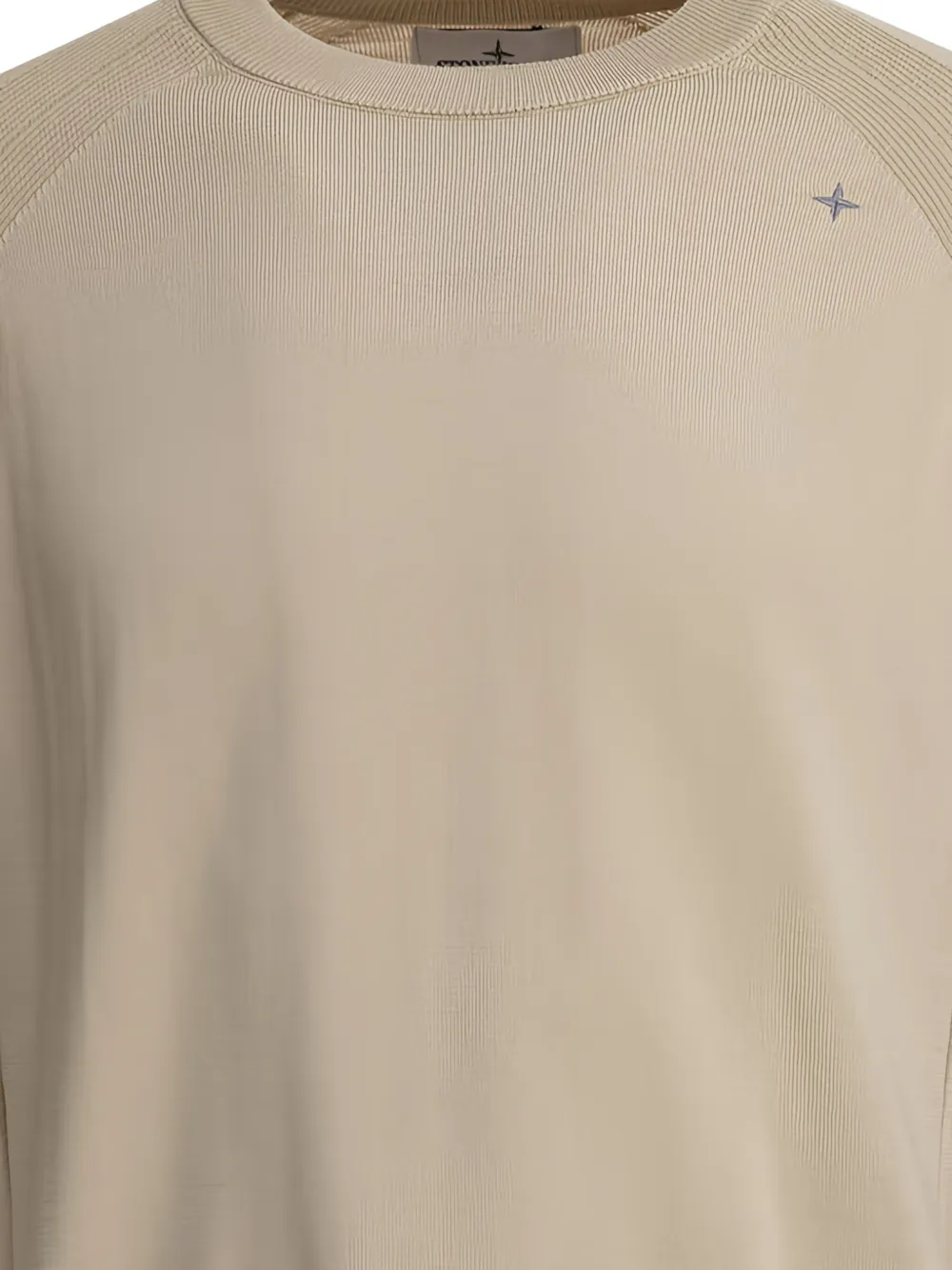 Stone Island Trui met ronde hals en raglan mouwen Beige