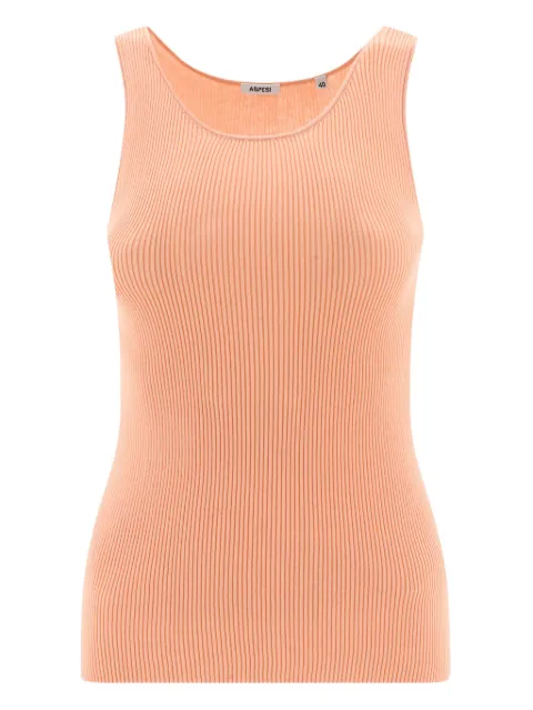 ASPESI ribbed cotton tank top