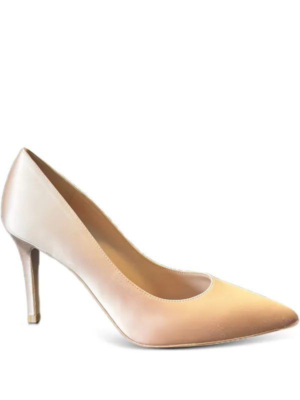 Gianvito Rossi 70mm Pointed-toe Pumps in Neutrals