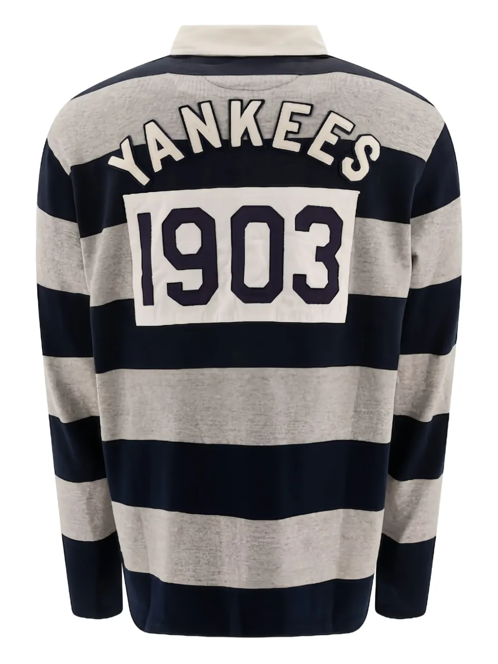 Polo Ralph Lauren x MBL Yankees gestreept poloshirt Blauw