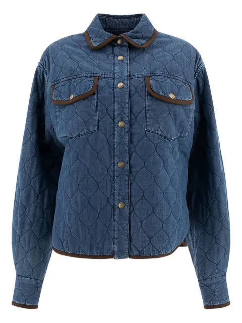Jacob Cohën quilted denim shirt jacket