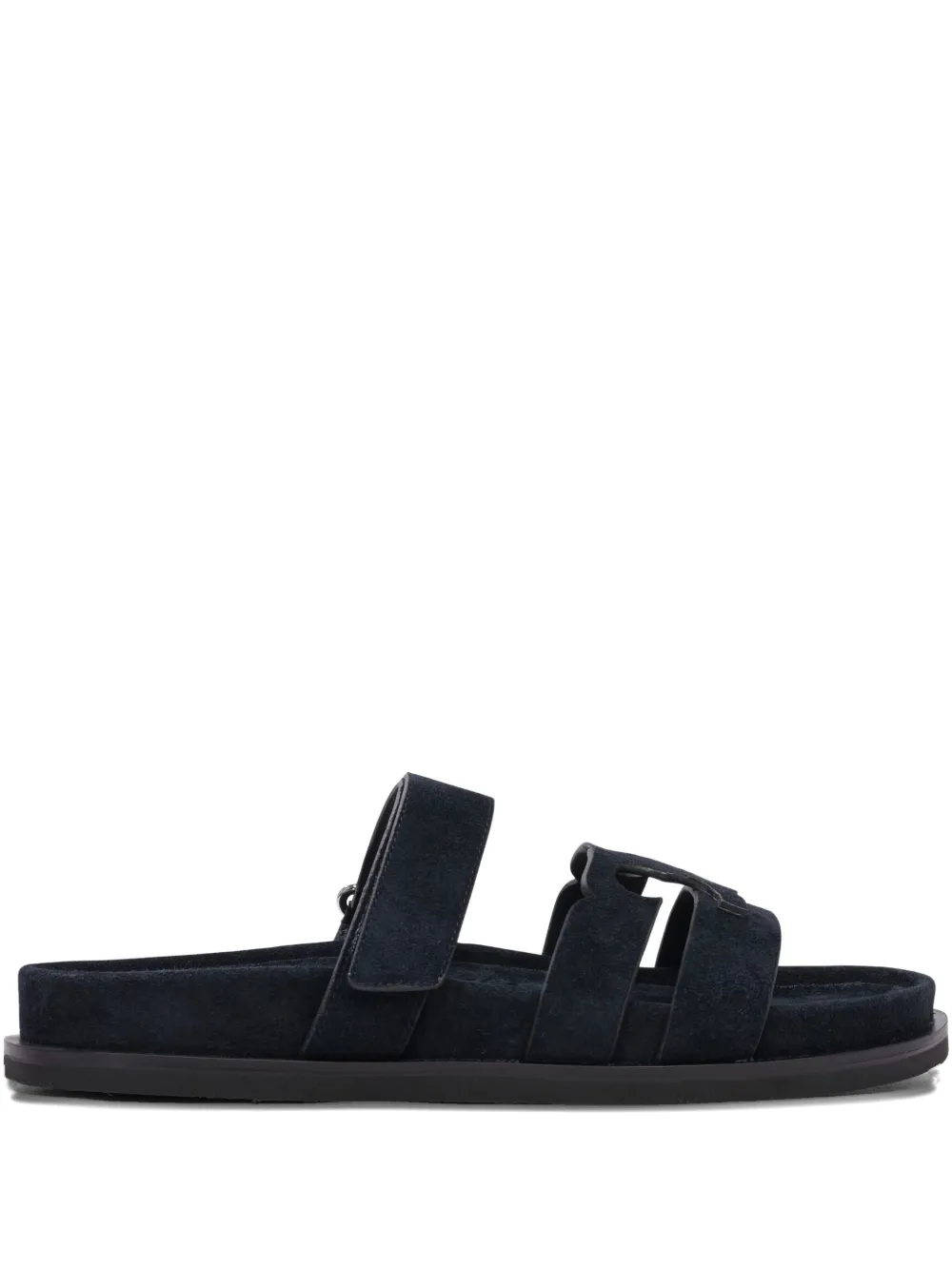 Tory Burch Ines Double-strap Cutout Sandals In Blue