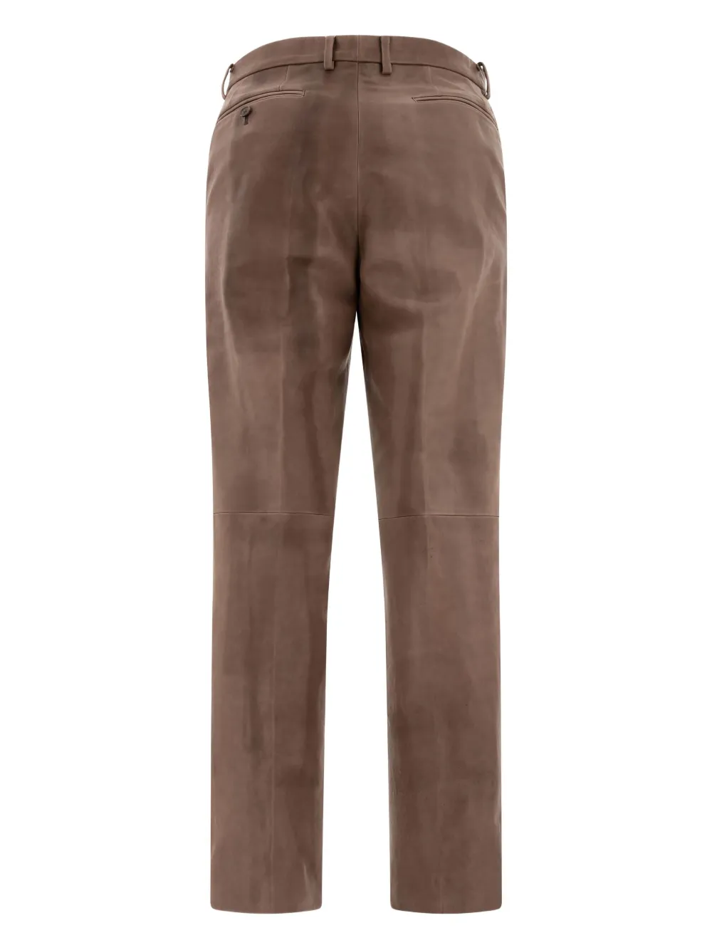 Auralee lamb-suede trousers - Bruin