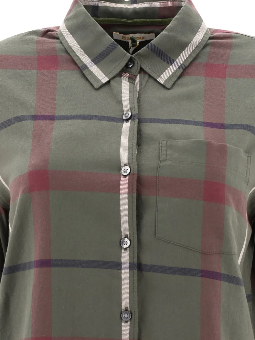 Barbour Oxer Check shirt Groen
