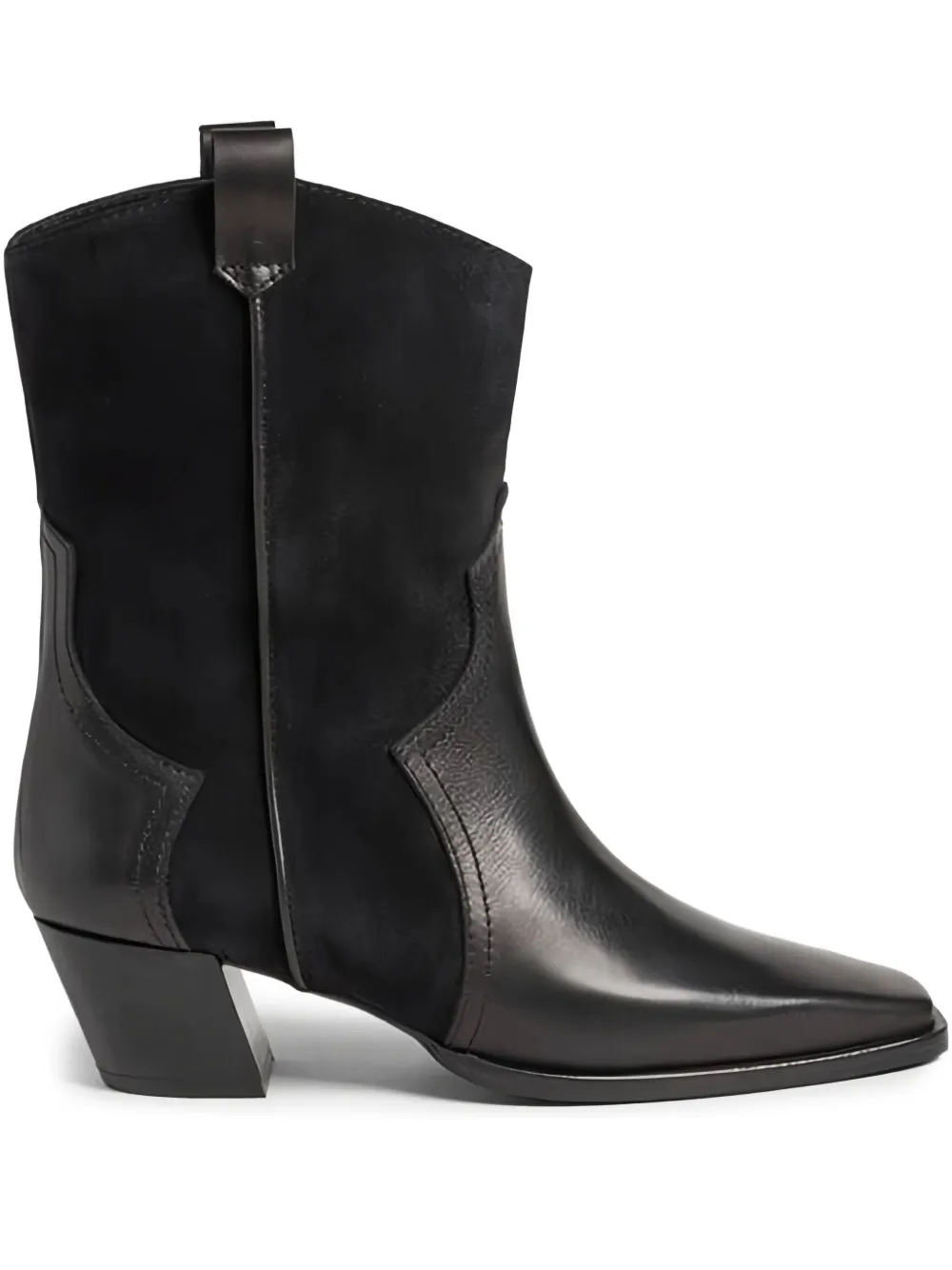 Castañer 40mm suede-leather cowboy boots Black